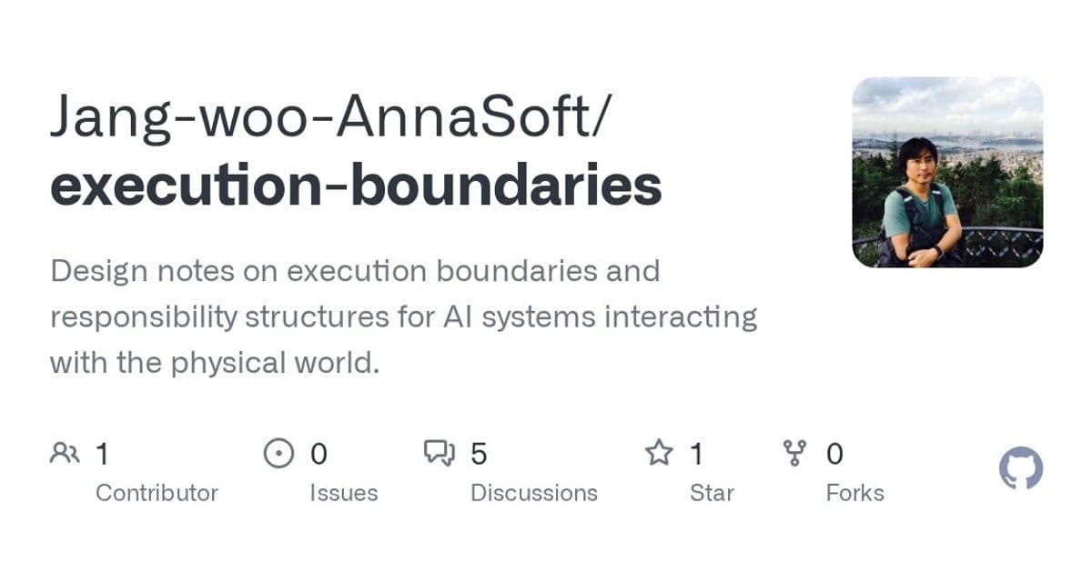 Making AI Actions Traceable: The Execution Boundaries Framework