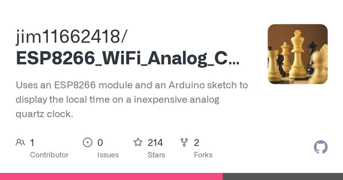 Building a WiFi-Connected Analog Clock with ESP8266