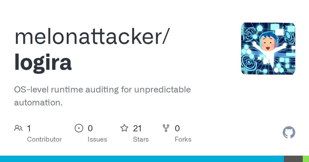 logira: eBPF-Based Runtime Auditing for AI Agents and Automation