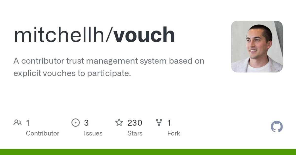Vouch: Reinventing Open Source Trust in the Age of AI-Generated Contributions