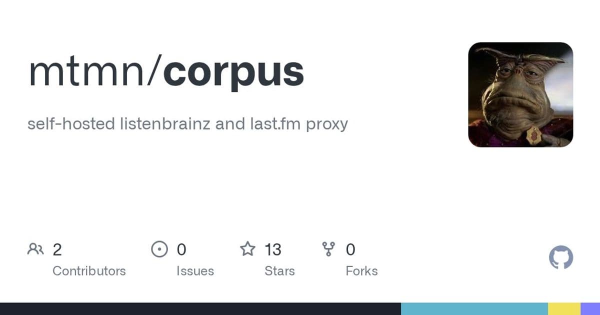 corpus: A Self-Hosted Music Scrobbling Platform That Puts You in Control