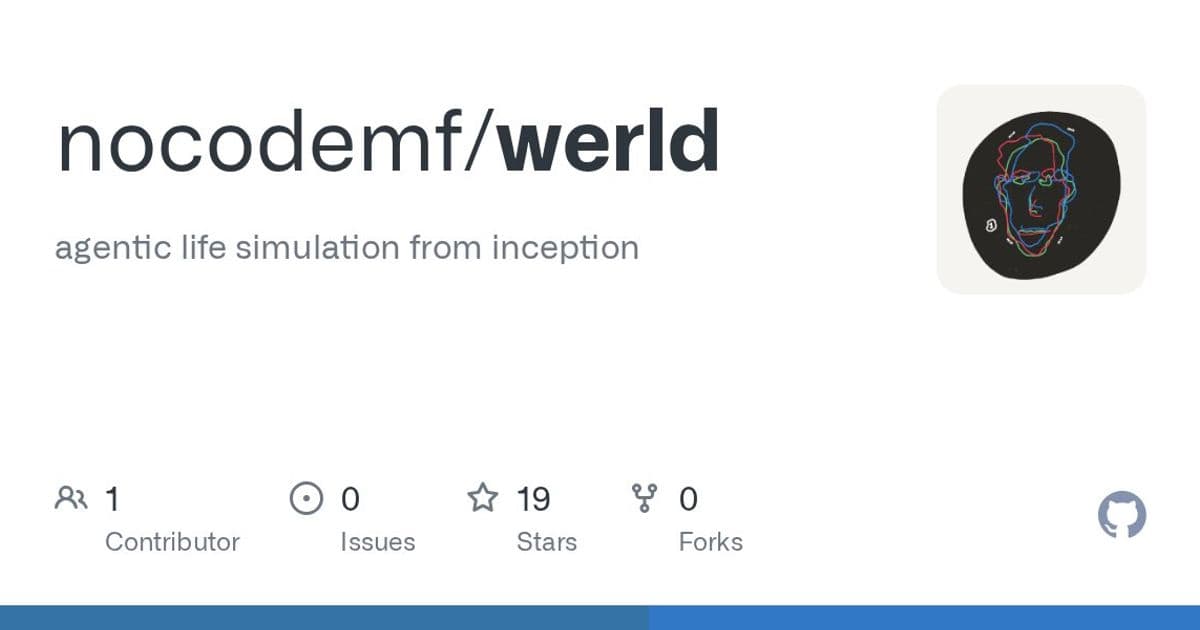 Werld: A Self-Evolving Artificial Life Simulation That Lets Agents Discover Their Own Intelligence