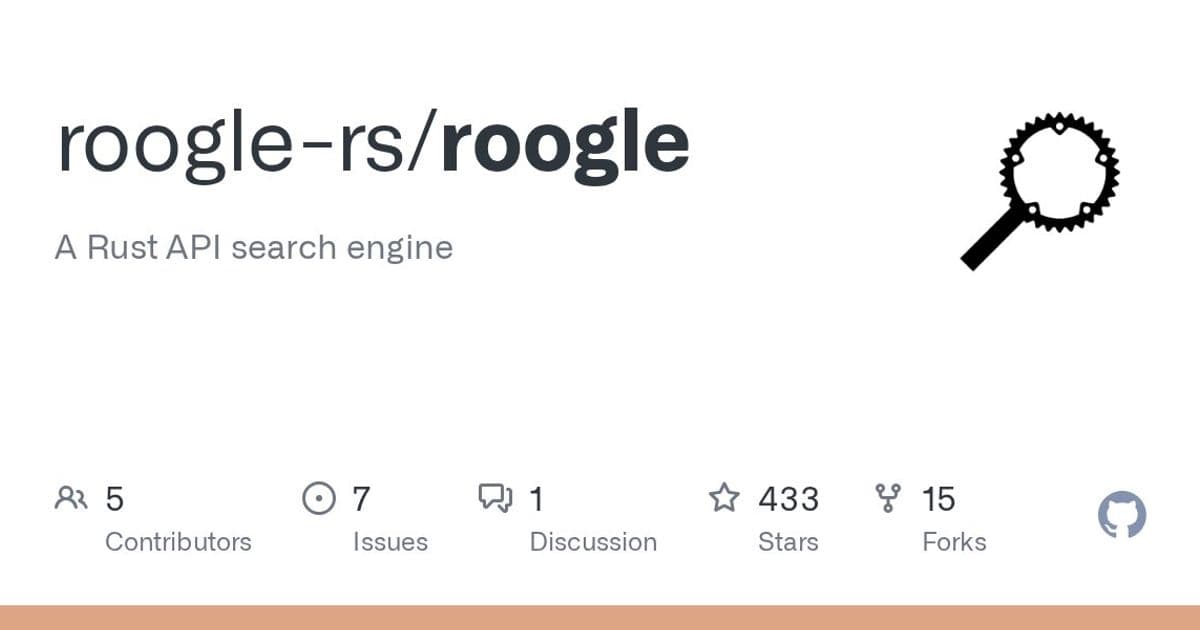 Roogle: A Rust API Search Engine That Understands Type Signatures