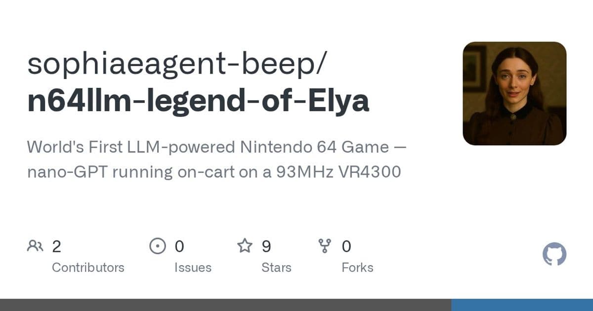 AI Meets Retro Gaming: The Nintendo 64 Runs Its First Language Model