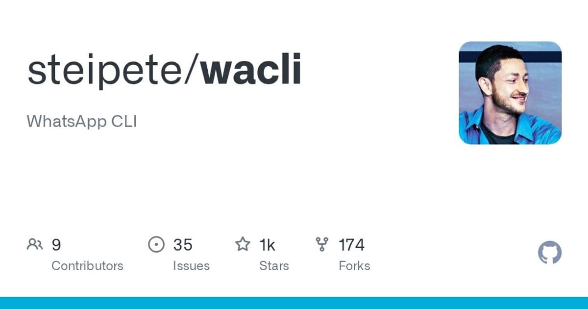 wacli: A CLI for WhatsApp with Local Sync and Search