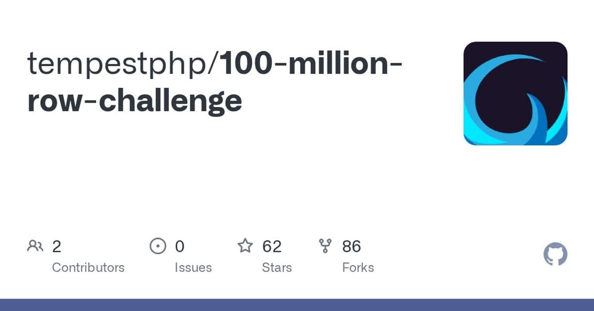 PHP Community Tackles 100-Million-Row Processing Challenge