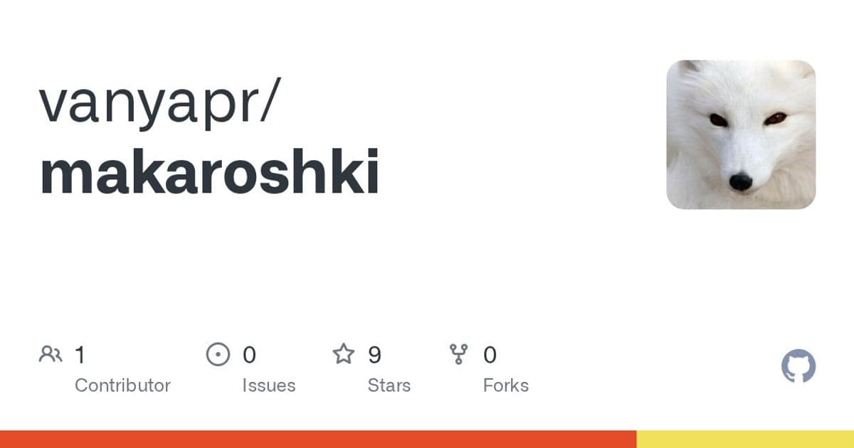 Macaroni Messenger: A Chat App That Uses Git as Its Entire Backend