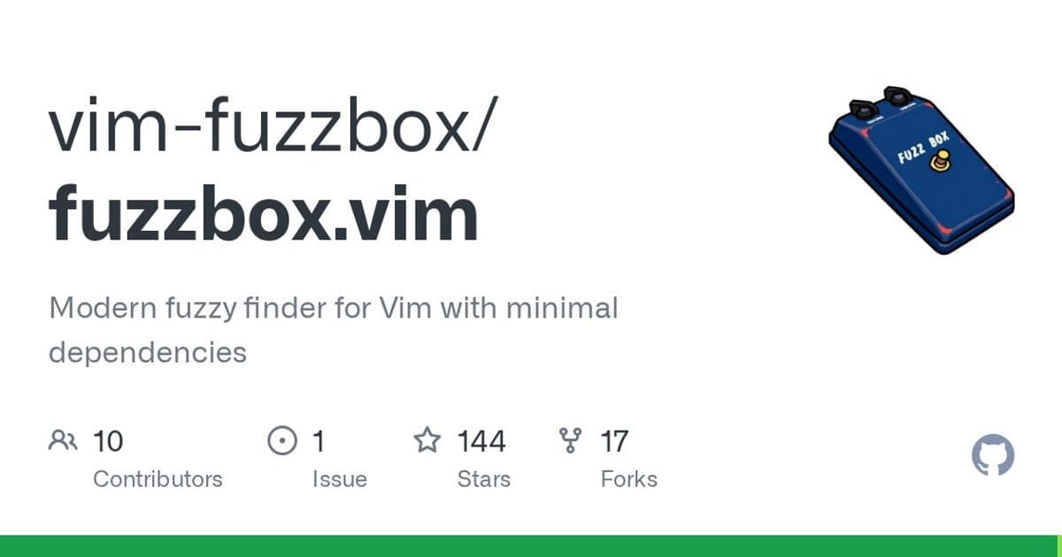 fuzzbox.vim: A Modern Fuzzy Finder for Vim with Minimal Dependencies