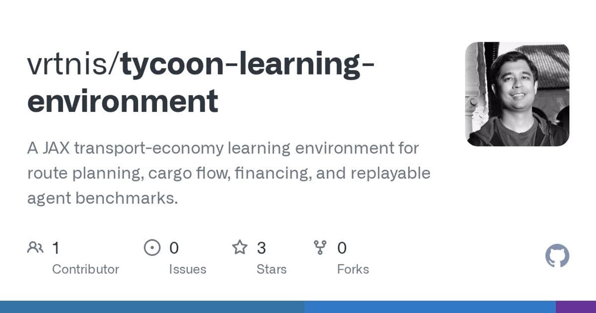 TycoonLE Turns Transport Economics Into a JAX Benchmark for Planning Agents