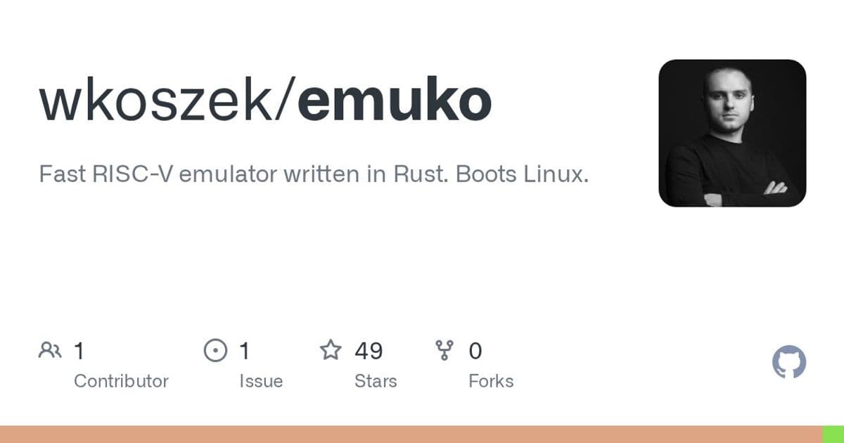 Rust‑Powered RISC‑V Emulator emuko Boots Linux in Seconds