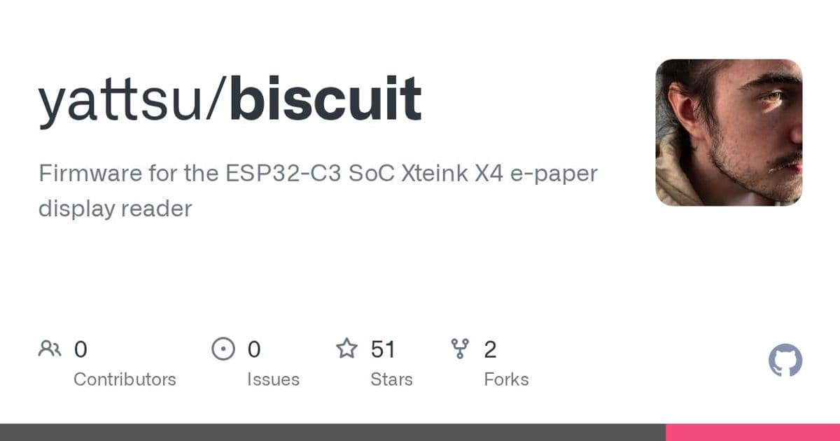 Biscuit Firmware Transforms $70 E-Paper Reader Into Multi-Purpose Security Device