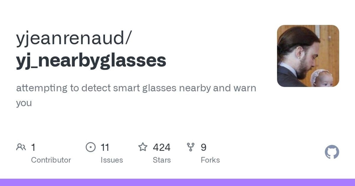 Nearby Glasses: A Privacy-Focused App to Detect Smart Glasses Nearby