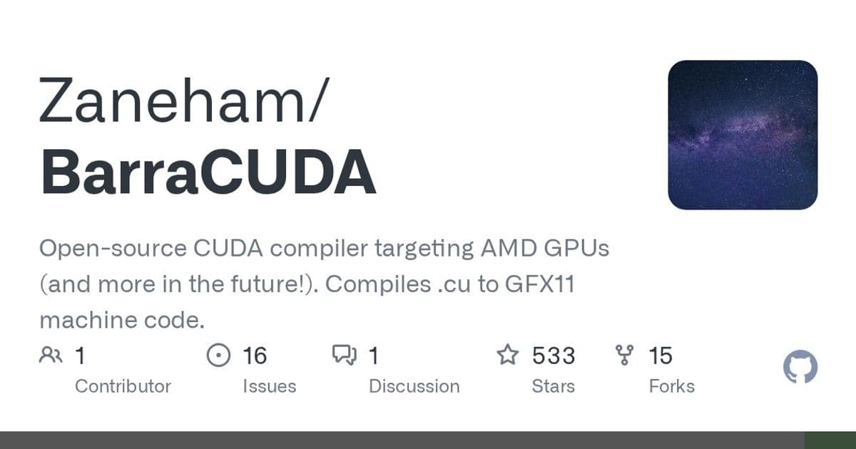 BarraCUDA: Building a CUDA Compiler for AMD GPUs from Scratch