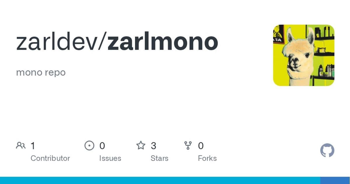 Zarlmono puts Go agent tooling in one repo
