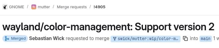 GNOME 50 Adds Wayland Color Management v2 Support to Mutter
