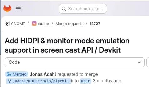 GNOME 50 Brings HiDPI Support to Virtual Monitors and Remote Desktop