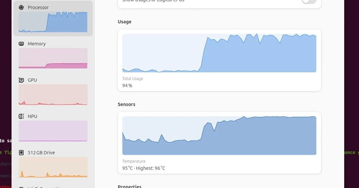 GNOME Resources 1.10 Adds AMD Ryzen AI NPU Monitoring Support
