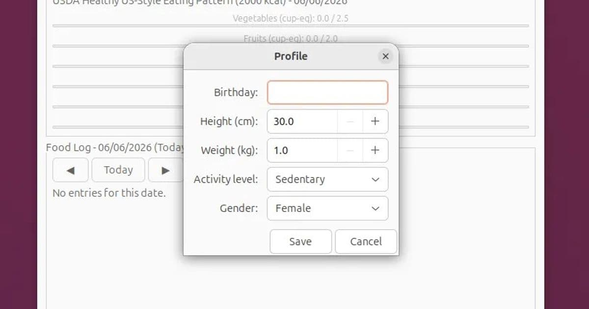 GNUtrition Returns: Rewritten in C with Major Performance Gains After 14-Year Hiatus