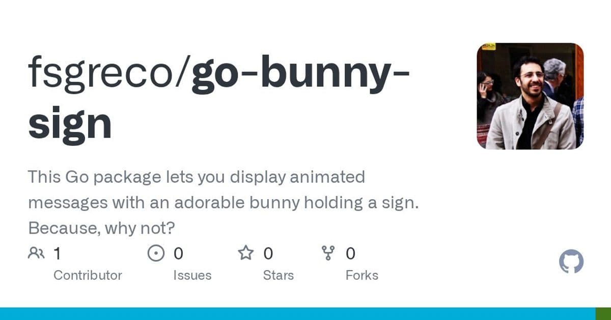Go Bunny-Sign: Bringing Terminal Joy with Animated ASCII Art