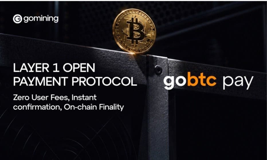 GoMining launches GoBTC Pay to enable native instant Bitcoin payments