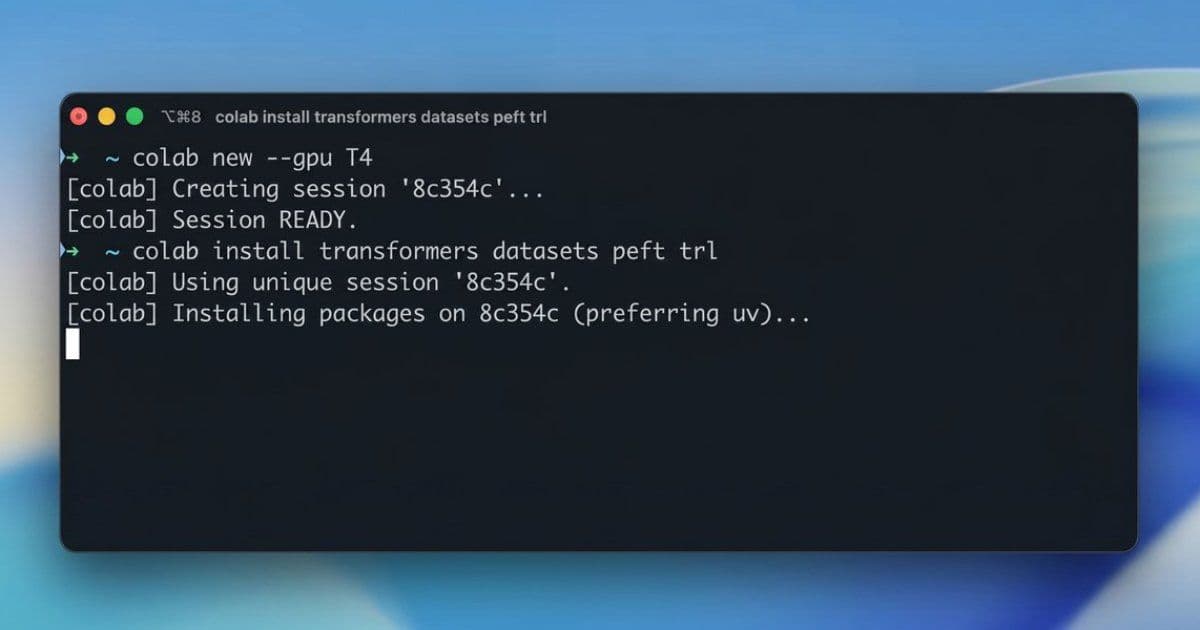 Google's Colab CLI Turns Cloud GPUs into a Terminal Primitive for Agents and Developers