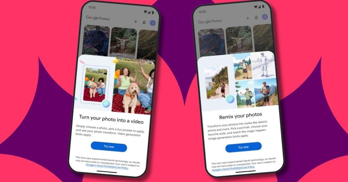 Google Photos Unleashes AI to Animate and Remix Your Memories