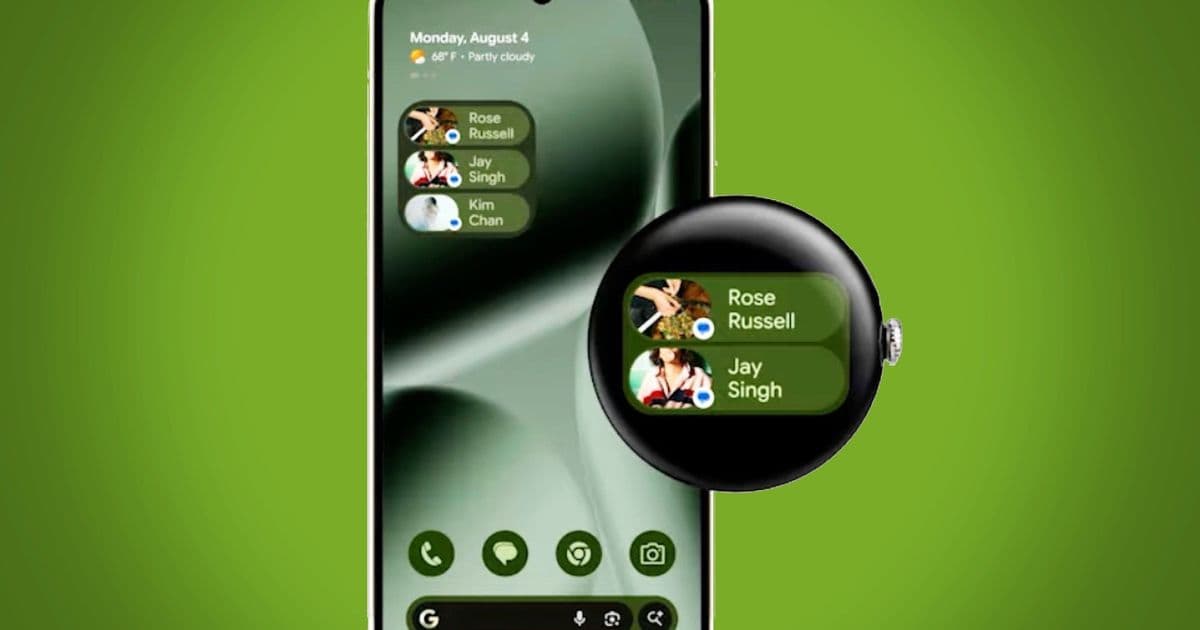 Google rolls out Wear OS 7 widgets for Samsung Galaxy Watch 8 and other devices