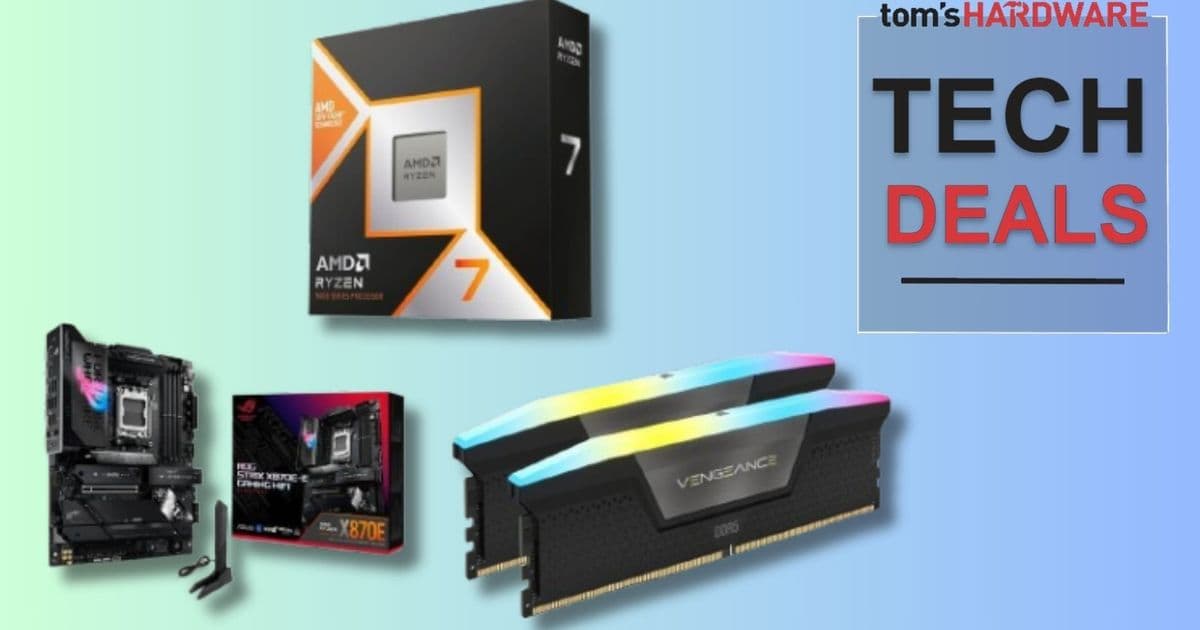 AMD 9850X3D Gaming PC Bundle: Newegg Offers $258 Savings on CPU, RAM, and Motherboard Combo