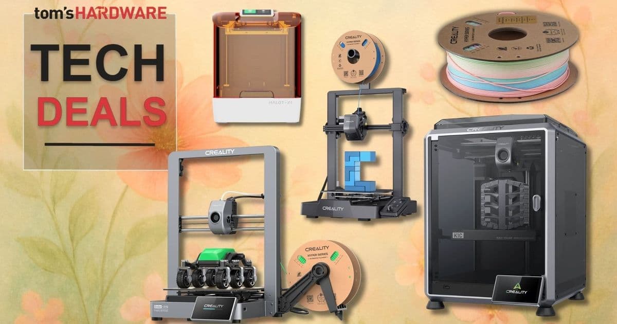 Creality's Spring Sale Delivers Deep Discounts on 3D Printers and Filament