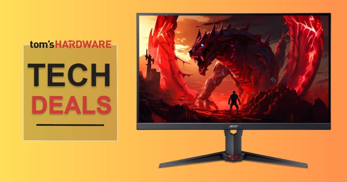 Acer Nitro XV272U F3bmiiprx Gaming Monitor Hits Record Low Price of $199.99