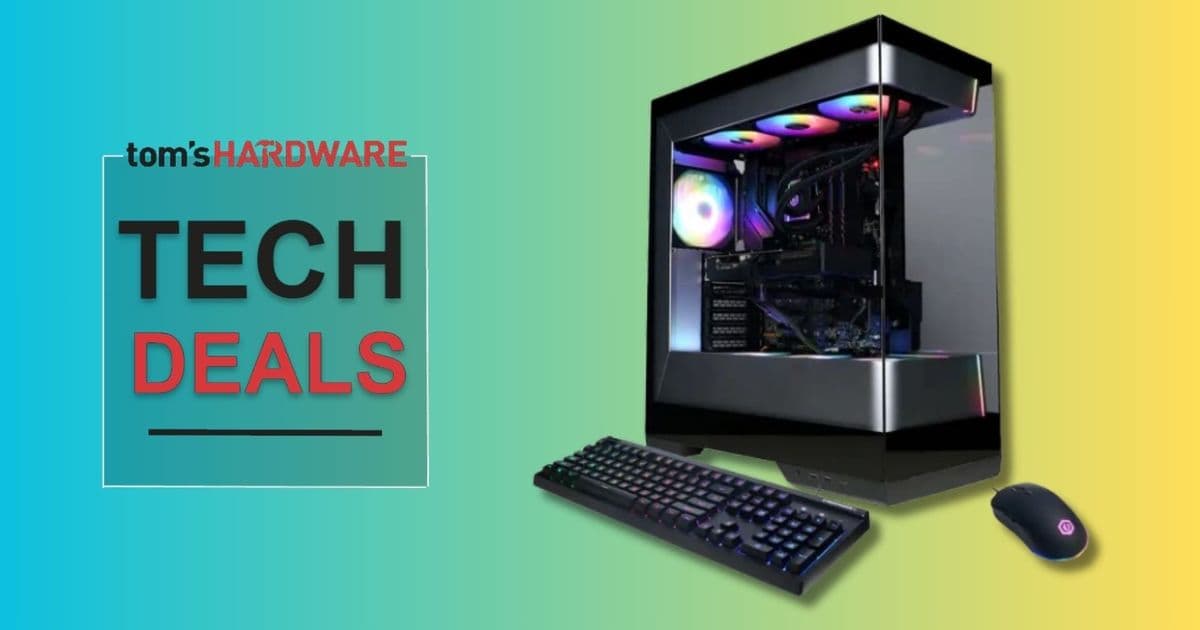 CyberPowerPC Gaming PC with 7800X3D and RX 9070 XT Drops to $1,749 - A 4K Gaming Bargain in a NAND Flash Price Crisis