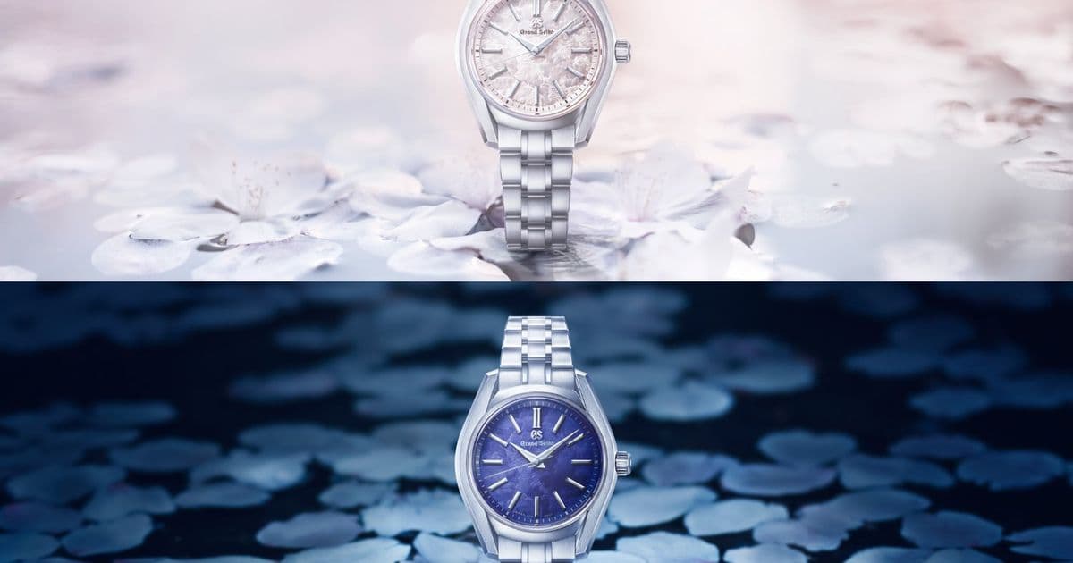 Grand Seiko Debuts Petite 62GS Models with Cherry Blossom Dials