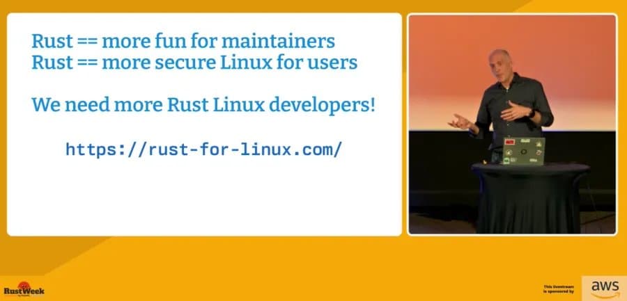 Greg Kroah‑Hartman Calls for More Rust Contributors to the Linux Kernel