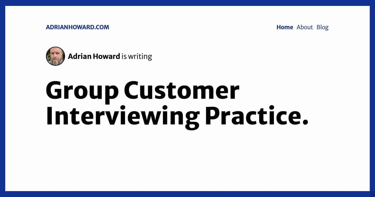 Group User Interviewing: Elevating Tech Team Collaboration for Deeper Customer Insights