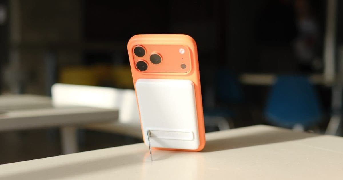 Hands‑on: Belkin BoostCharge Slim 5 K mAh MagSafe Battery Bank Adds a Kickstand