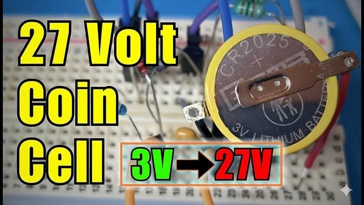 Harnessing 27 Volts from a Coin Cell: The Ingenious Joule Thief Circuit Unveiled