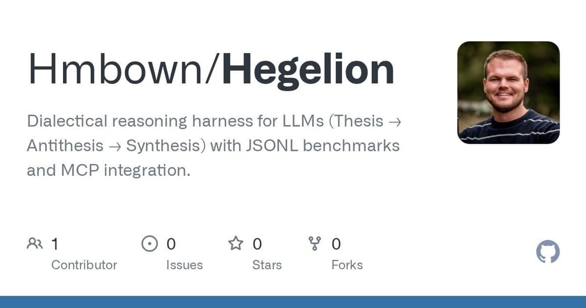 Hegelion: Revolutionizing AI Reasoning with Dialectical Depth