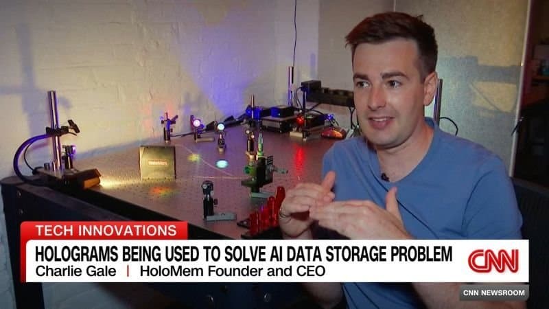 HoloMem's Holographic Tape Promises 200TB Storage with 50-Year Lifespan