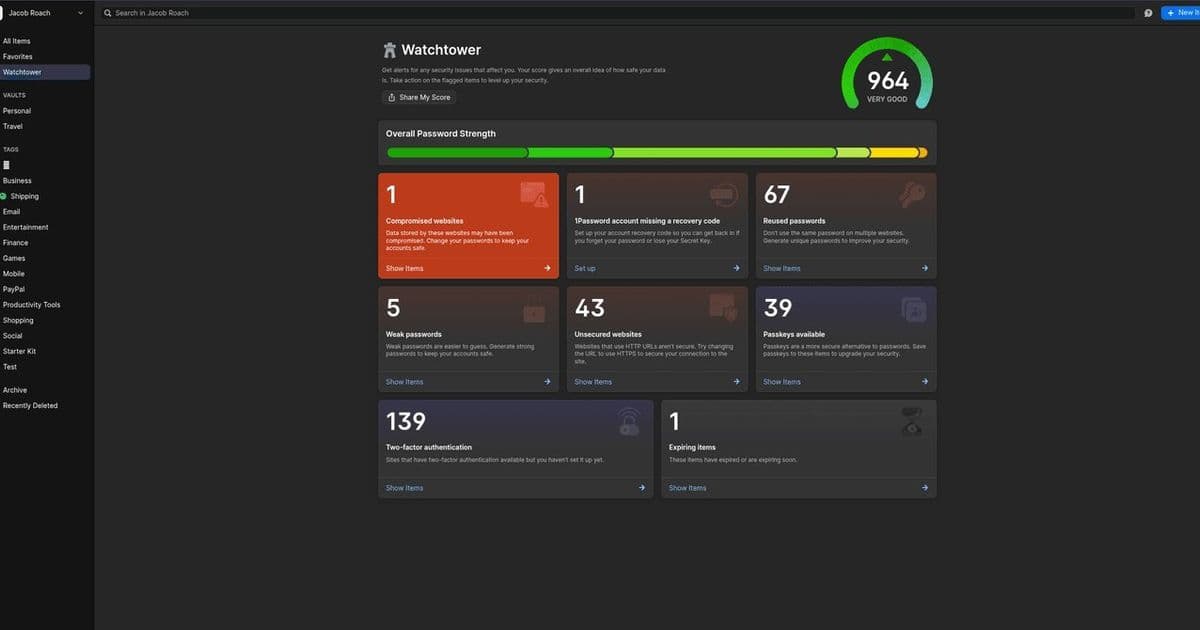 How 1Password's Travel Mode Shields Sensitive Data From Border Searches