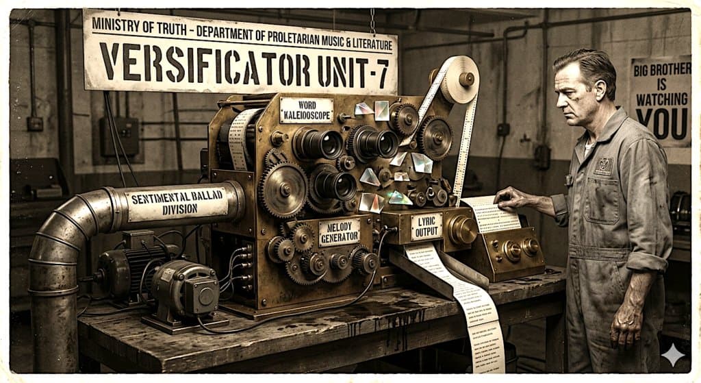 George Orwell's Versificator: The 1949 Prediction of Today's AI Slop
