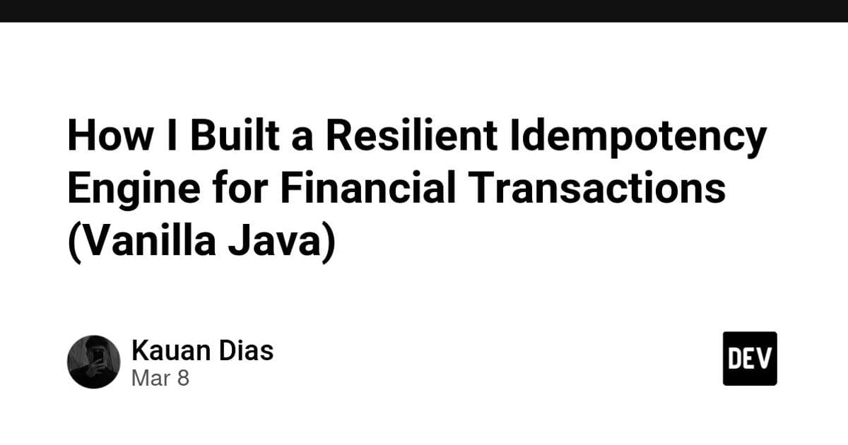 Building a Thread-Safe Idempotency Engine for Financial Transactions