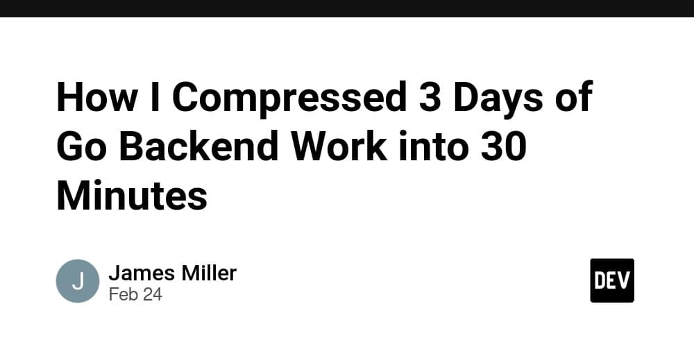 Optimizing Go Backend Development: A Distributed Systems Perspective on Productivity Tools