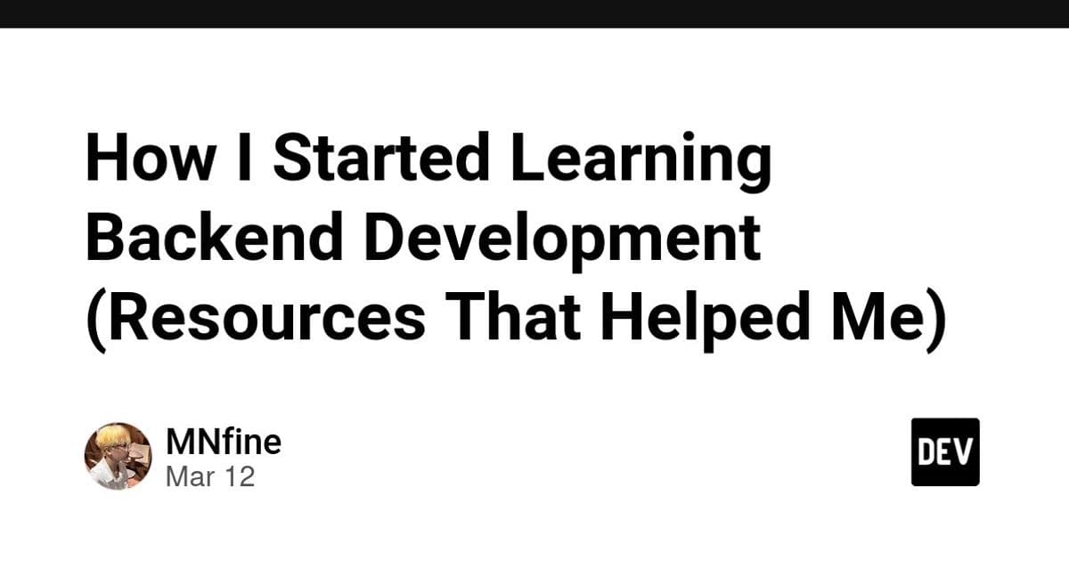 Building a Backend Development Learning Path: From Fundamentals to Technical Interviews