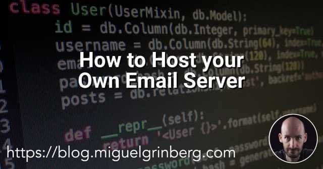 How to Host Your Own Email Server