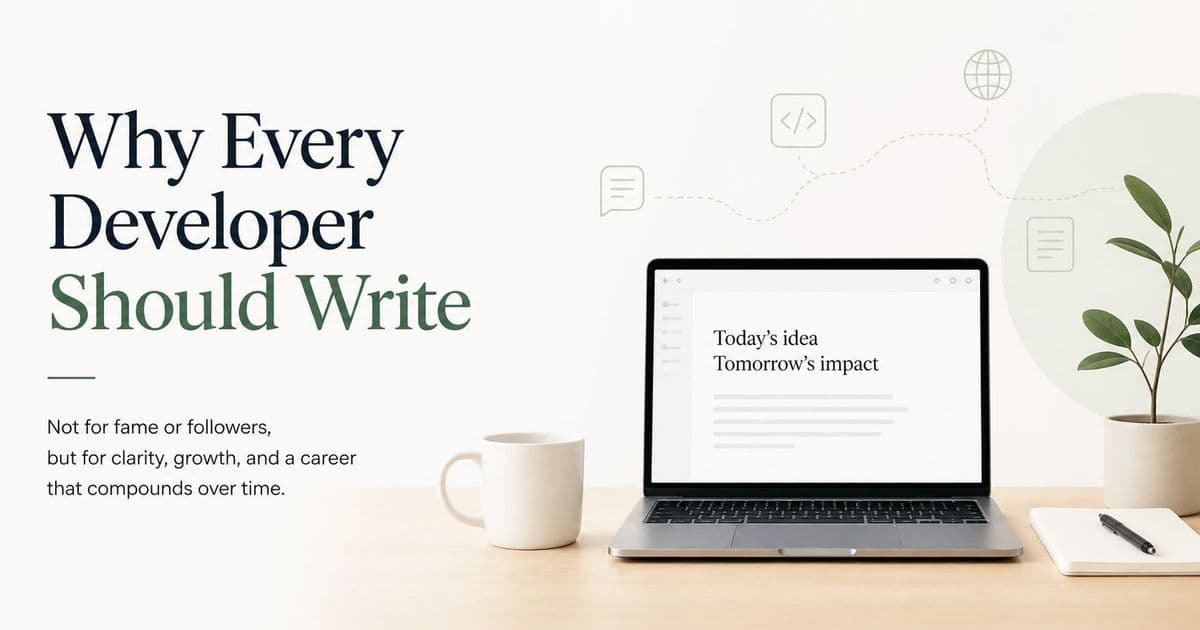 How Writing Helps Developers Think Clearly