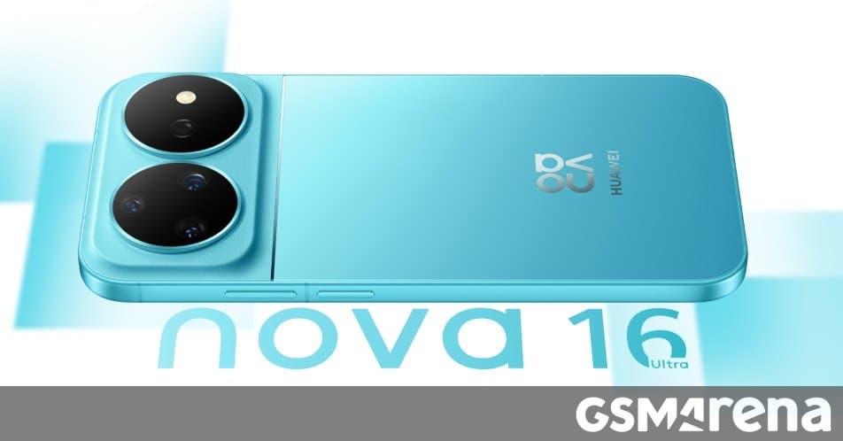 Huawei nova 16 Ultra arrives with 200MP main camera and 7,000 mAh battery