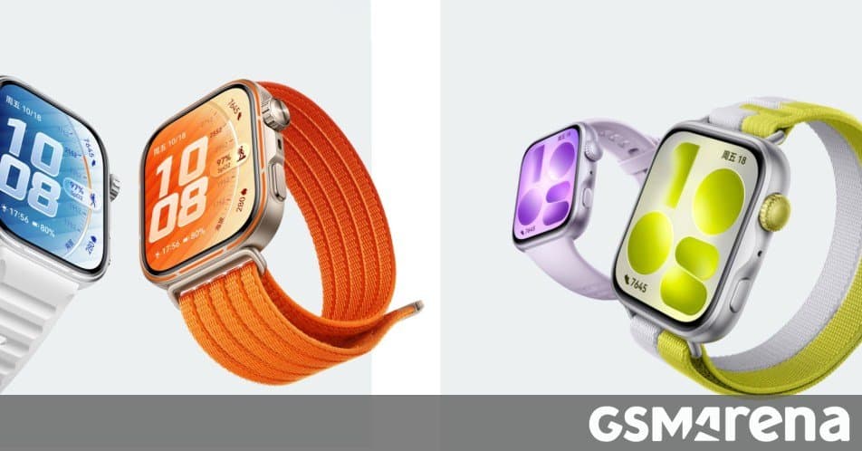 Huawei Watch Fit 5 series announced with larger displays and enhanced health tracking