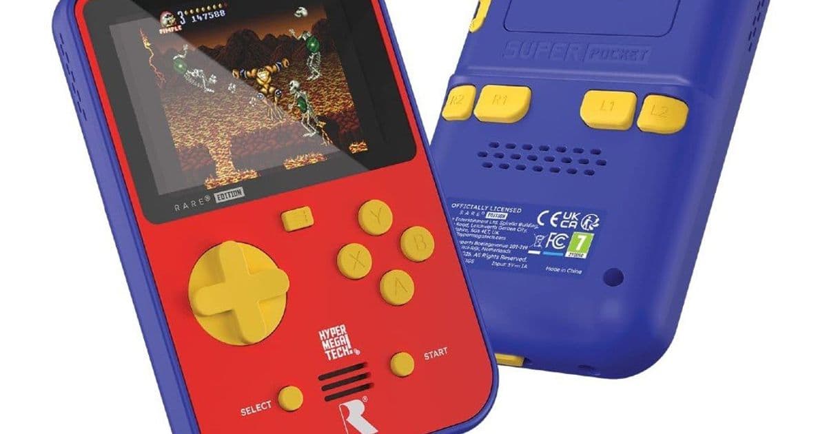 HyperMegaTech Super Pocket Rare Edition Brings 14 Classic Rare Games to Retro Handheld