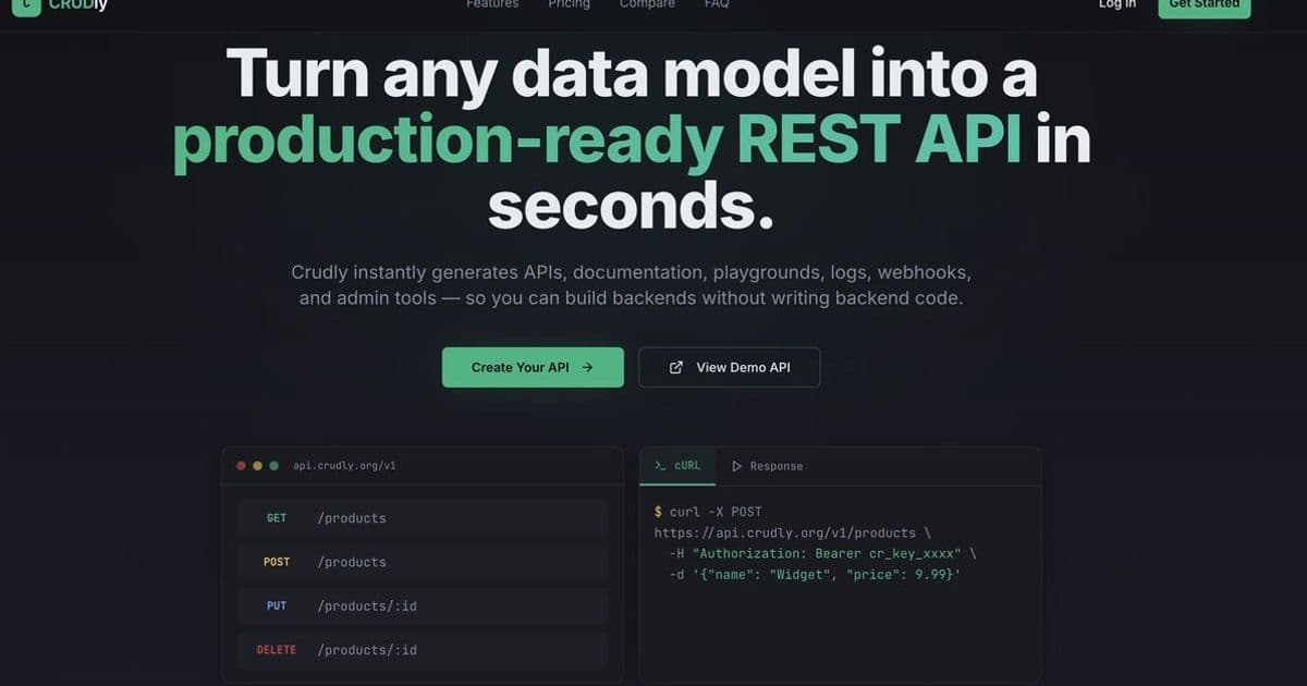 I built a backend platform that generates REST APIs from a schema — no code, no server setup